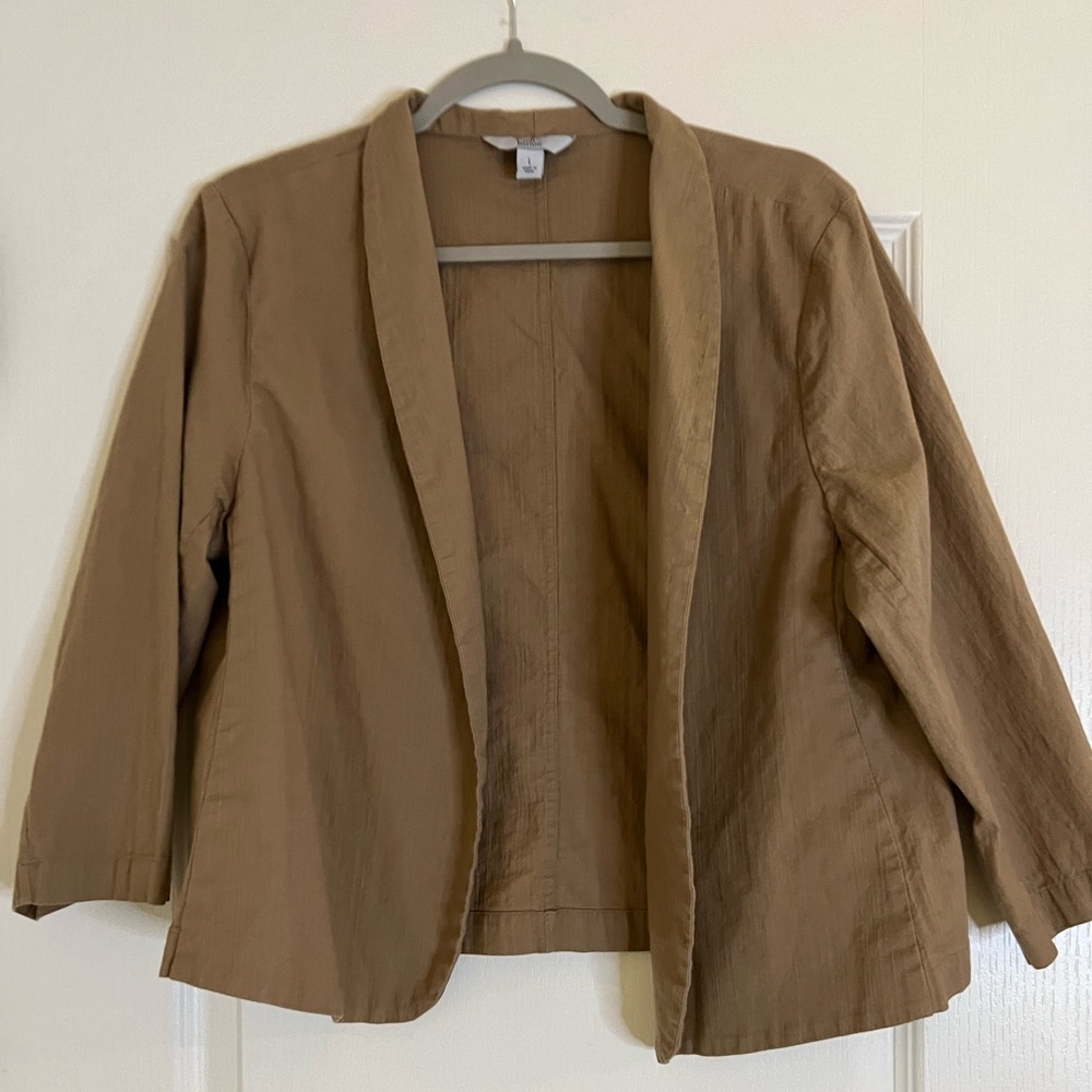 Women’s large tan blazer